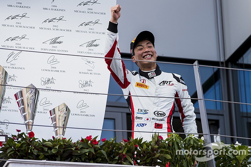 【GP3】オーストリア決勝2:福住3位入賞で年間ランキング首位に浮上