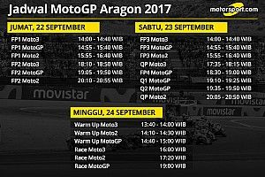 Jadwal lengkap MotoGP Aragon 2017