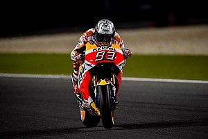 MotoGP Qatar: Meski terjatuh, Marquez tercepat di warm-up