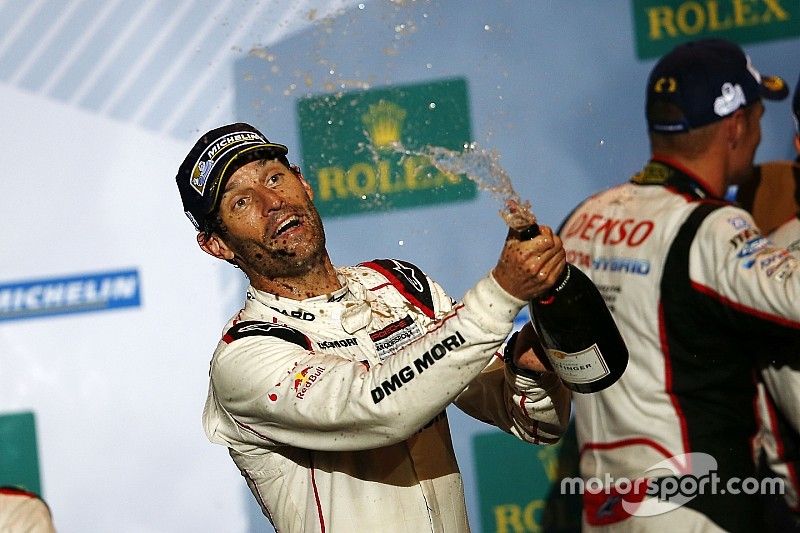 Race winner Mark Webber, Porsche Team