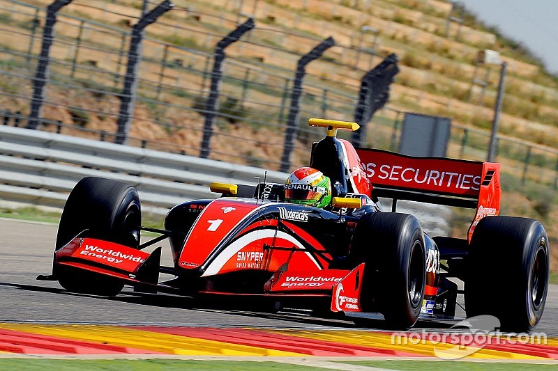 Aragon F3.5: Deletraz dominates as Orudzhev crashes