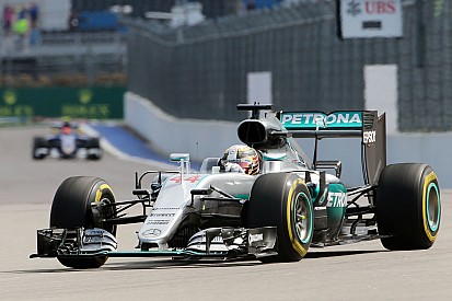Russian GP: Hamilton tops FP2 as Vettel hits trouble
