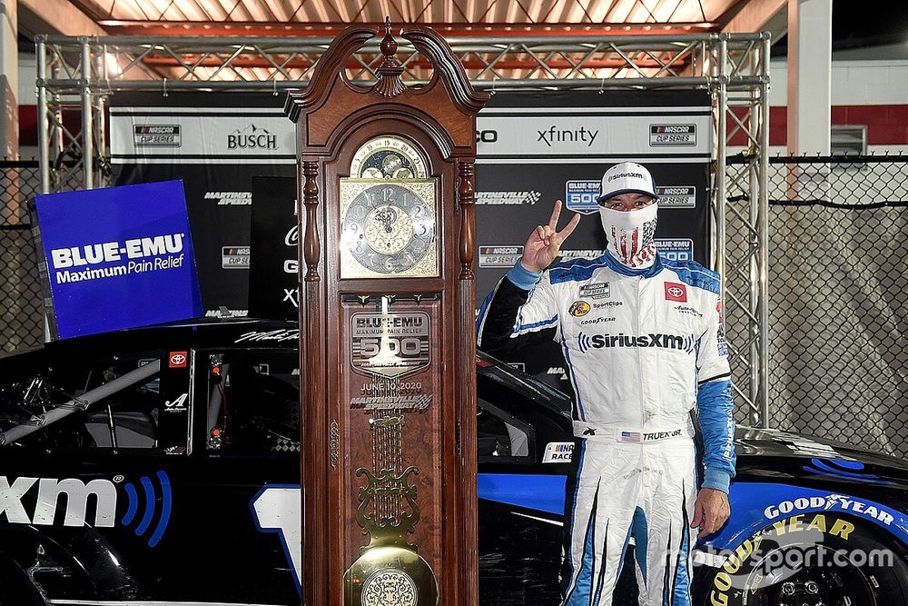 Race Winner Martin Truex Jr., Joe Gibbs Racing Toyota