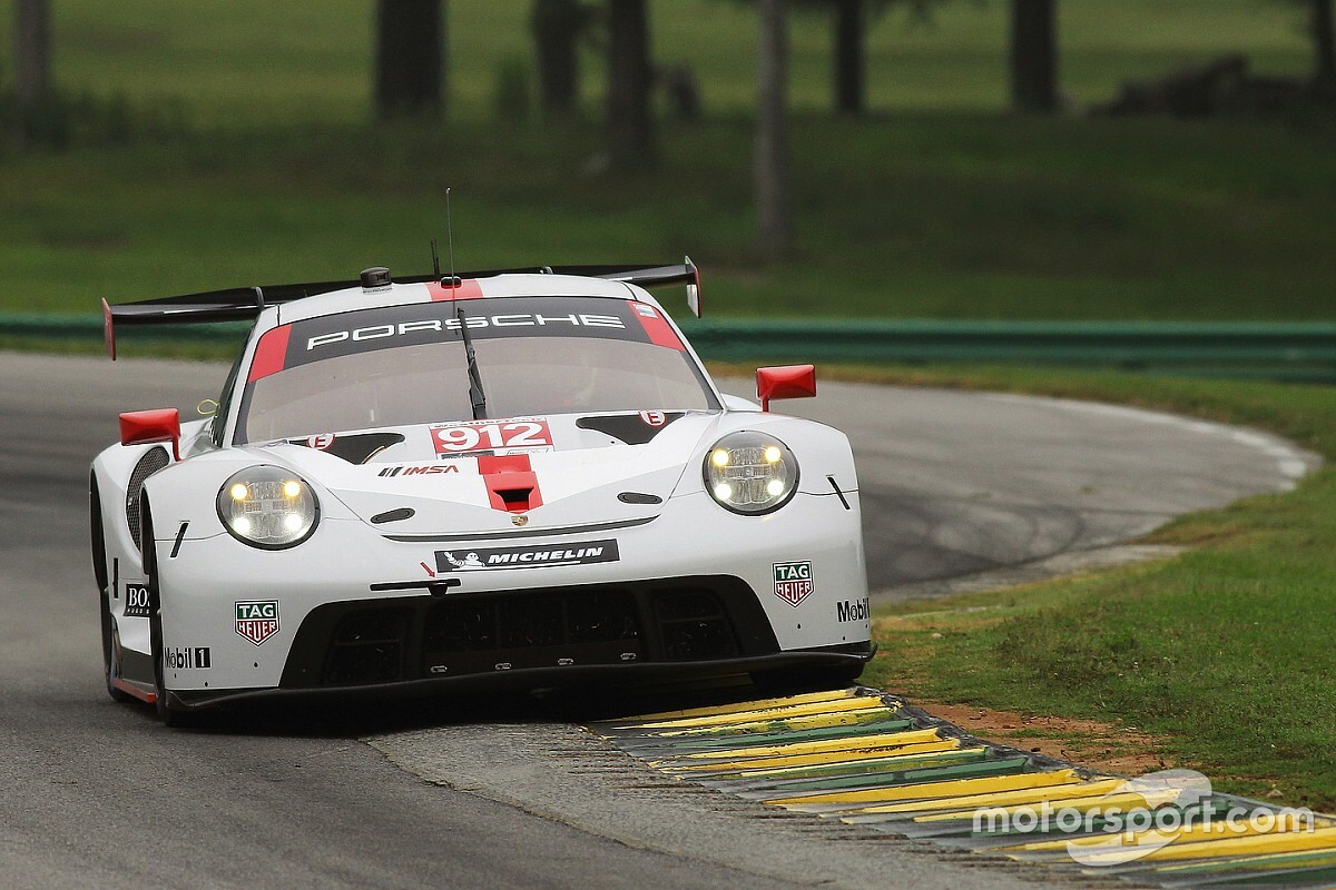 VIR IMSA: Porsche outpaces Corvette and BMW in practice