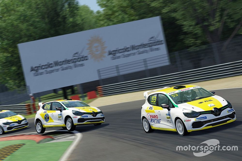 Clio Cup Italia: Misano terza tappa Esport Series e Press League