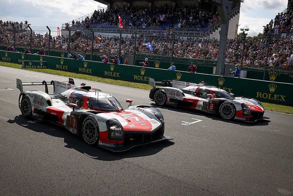 #7 Toyota Gazoo Racing Toyota GR010 - Hybrid Hypercar, Mike Conway, Kamui Kobayashi, Jose Maria Lopez, #8 Toyota Gazoo Racing Toyota GR010 - Hybrid Hypercar, Sébastien Buemi, Kazuki Nakajima, Brendon Hartley