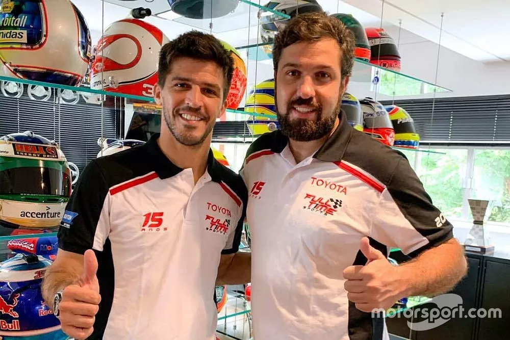 Mat&iacute;as Rossi e Maur&iacute;cio Ferreira na sede da Full Time