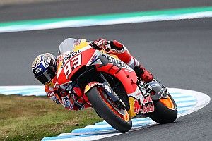 Motegi MotoGP: Marquez leads Quartararo in warm-up