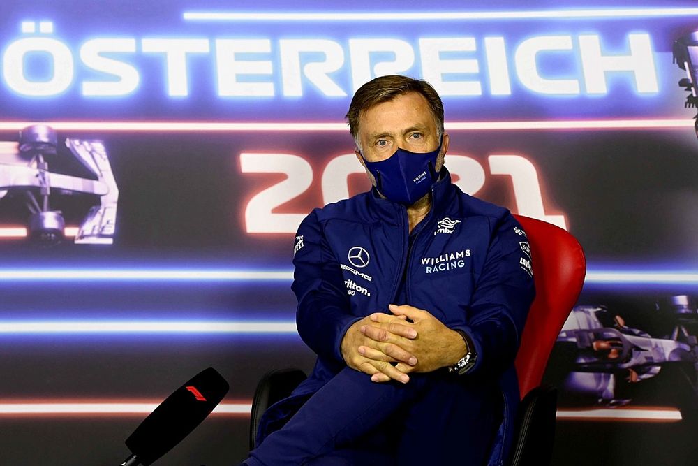 Jost Capito, CEO, Williams, in the team principals Press Conference