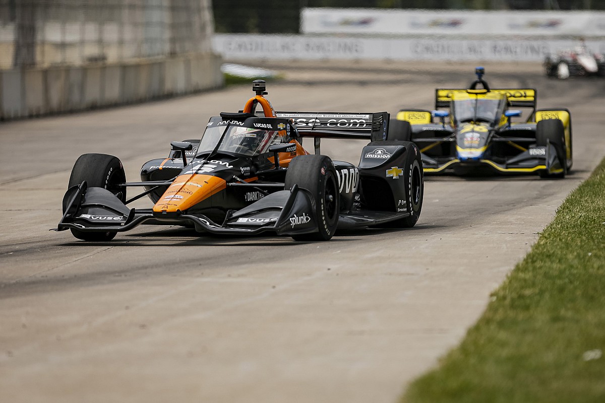 O’Ward dedicates Detroit win to Rosenqvist and Ojjeh