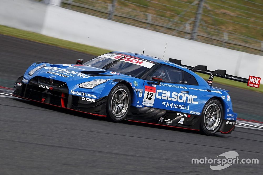 好調の12号車カルソニックGT-Rは予選2番手、佐々木「さすがに今日の8号車は速かった」