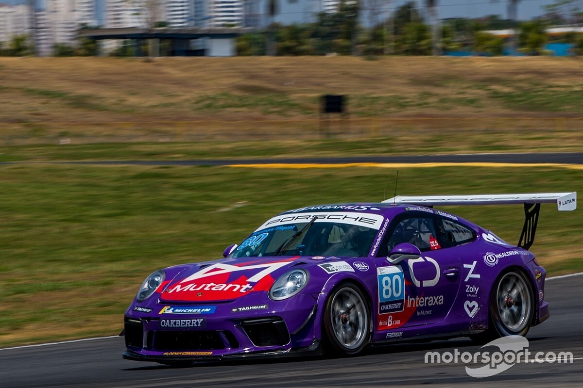 Nelsinho Piquet lidera 2º treino livre da Porsche Cup em Goiânia; Massa é terceiro