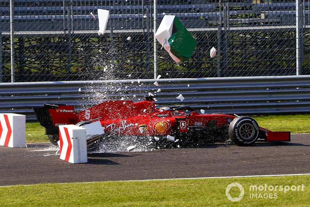 Vettel glad Italian GP had no fans after Ferrari debacle