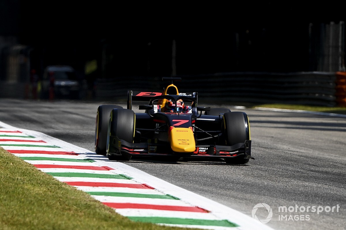 F2モンツァ予選:角田裕毅、わずか0.030秒の差でポール逃す。アイロットがPP