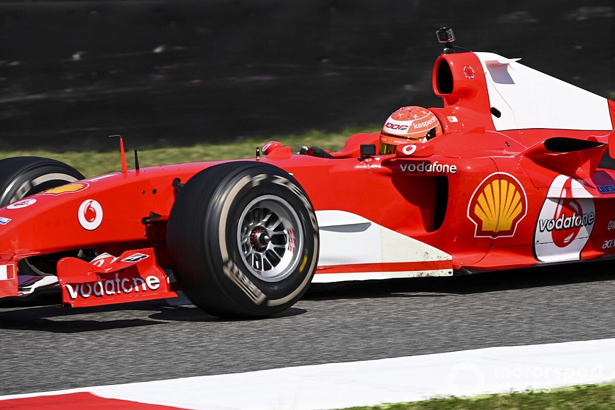 El show de Mick Schumacher con el F2004 de su padre en Mugello