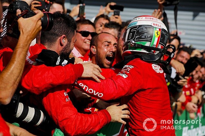 Leclerc dolblij met thuiszege Monza: "Dit is een droom"