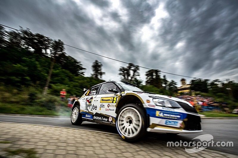 Filip Mares, Jan Hlousek, Skoda Fabia R5, Barum Czech Rally Zlin, FIA ERC