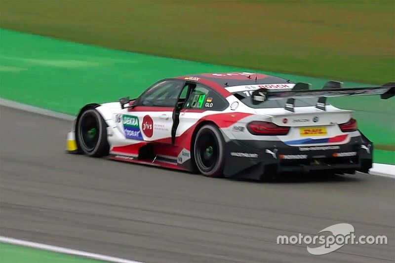 Glock stuurde op Hockenheim met één hand door losse deur