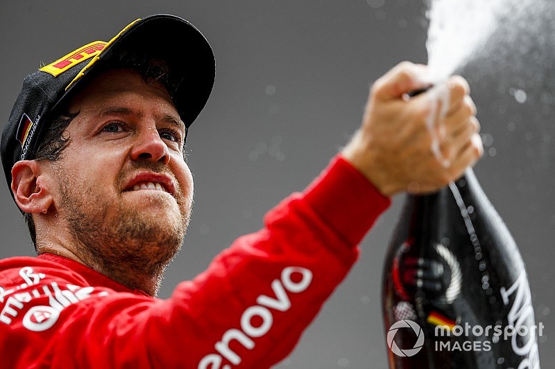 Finis kedua, Vettel balas nasib buruk kualifikasi