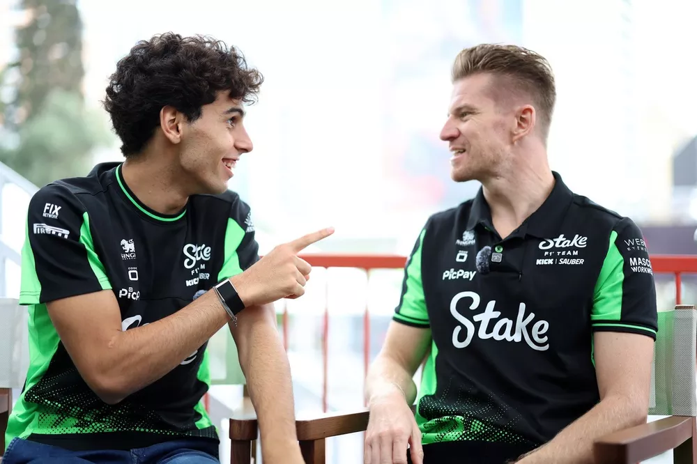 Nico Hulkenberg, Sauber, Gabriel Bortoleto, Sauber