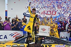 NASCAR Cup Charlotte: Bell keeps playoff hopes alive with Roval win