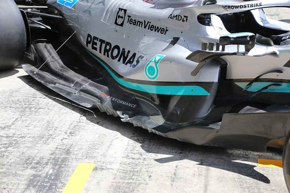Mercedes W13 technical detail