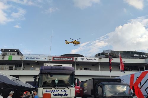 Una explosi&oacute;n en el paddock de Nurburgring provoca m&uacute;ltiples heridos