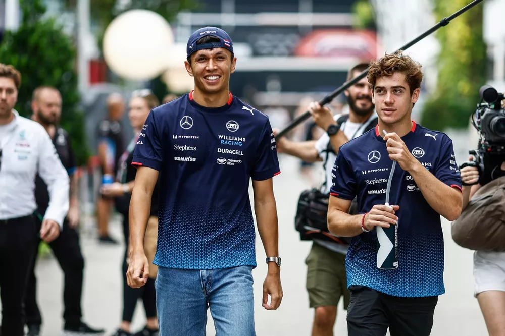 Alex Albon, Williams Racing, Franco Colapinto, Williams Racing