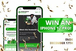 Win a new iPhone 12 Pro with Motorsport Rewards