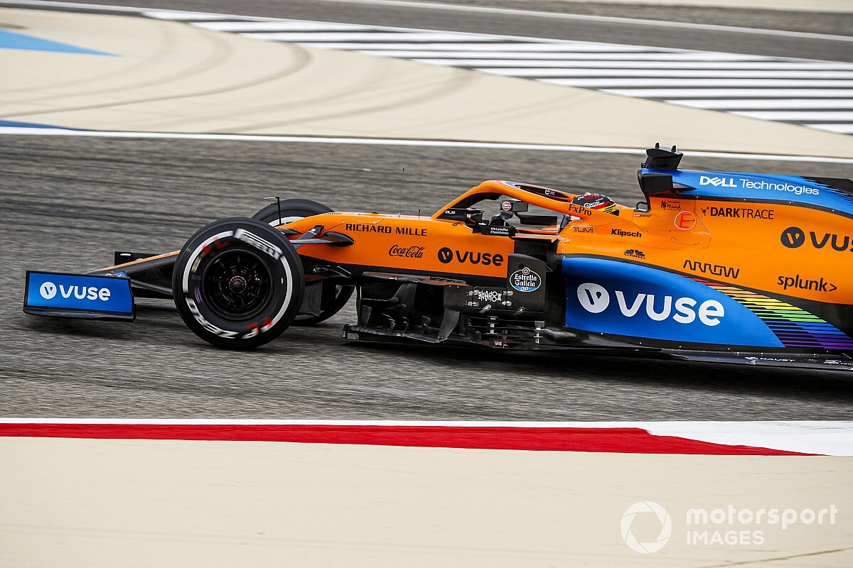 GP de Bahrein: Mercedes encabeza una ajetreada FP1 y Sainz, top 4