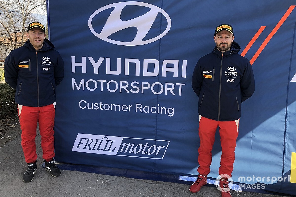Andrea Crugnola al via del CIR 2021 con Hyundai Italia