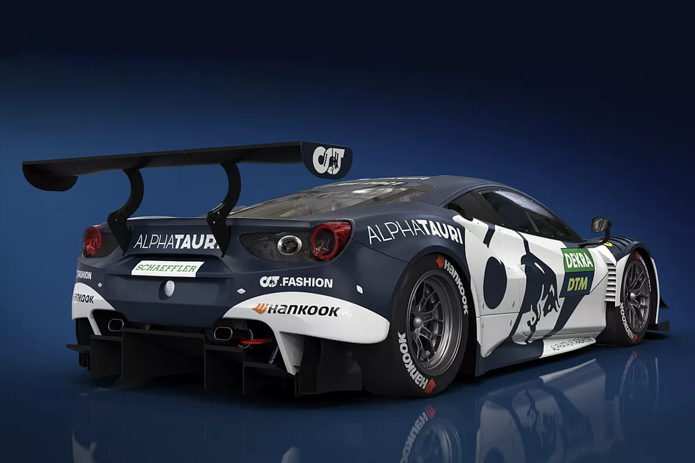 AF Corse Alpha Tauri design for Alex Albon and Nick Cassidy