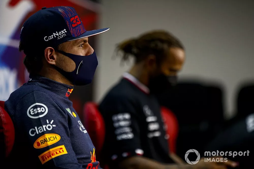 Max Verstappen, Red Bull Racing in the Press Conference 