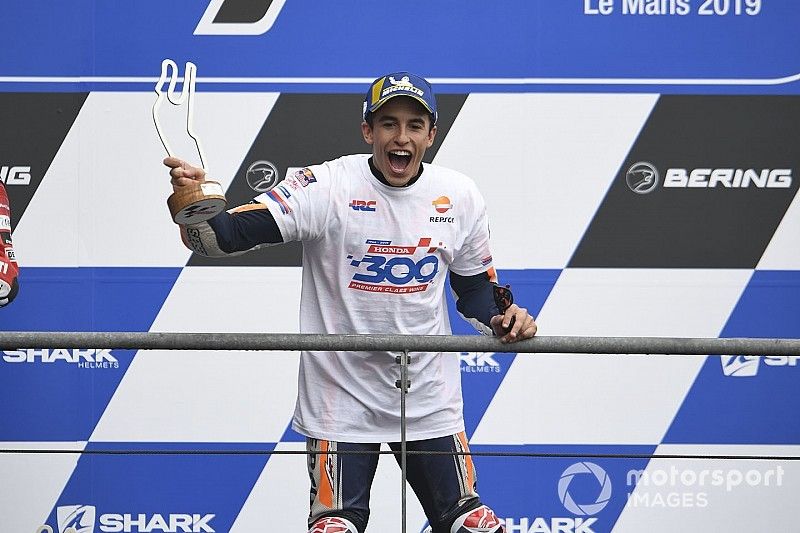 Podium: race winner Marc Marquez, Repsol Honda Team