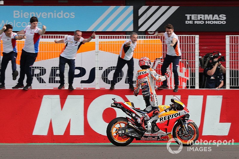 Márquez: "Después de lo que pasó el año pasado quería ganar la carrera así"