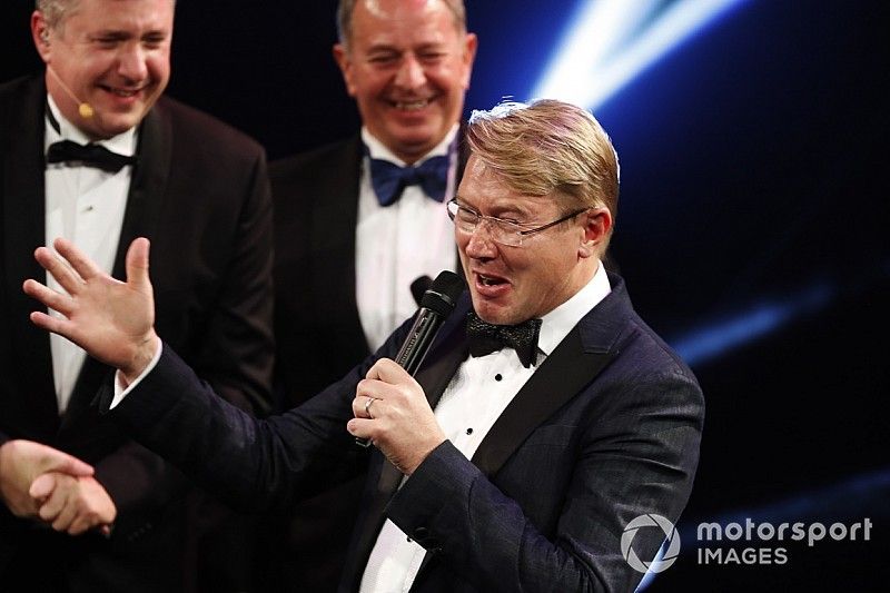 Autosport Awards: Mika Hakkinen receives Gregor Grant Award