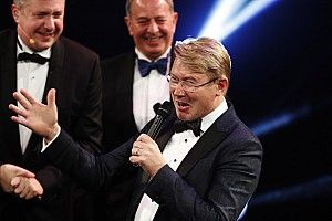 Autosport Awards: Mika Hakkinen receives Gregor Grant Award