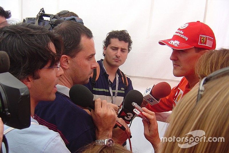 Michael Schumacher, Ferrari con los medios