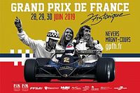 Le GP de France Historique 2019 sur la grille de départ