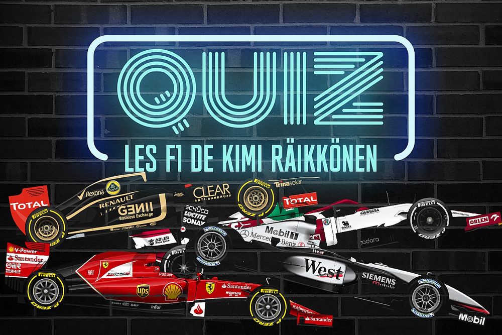 Quiz - Toutes les F1 de Kimi Räikkönen