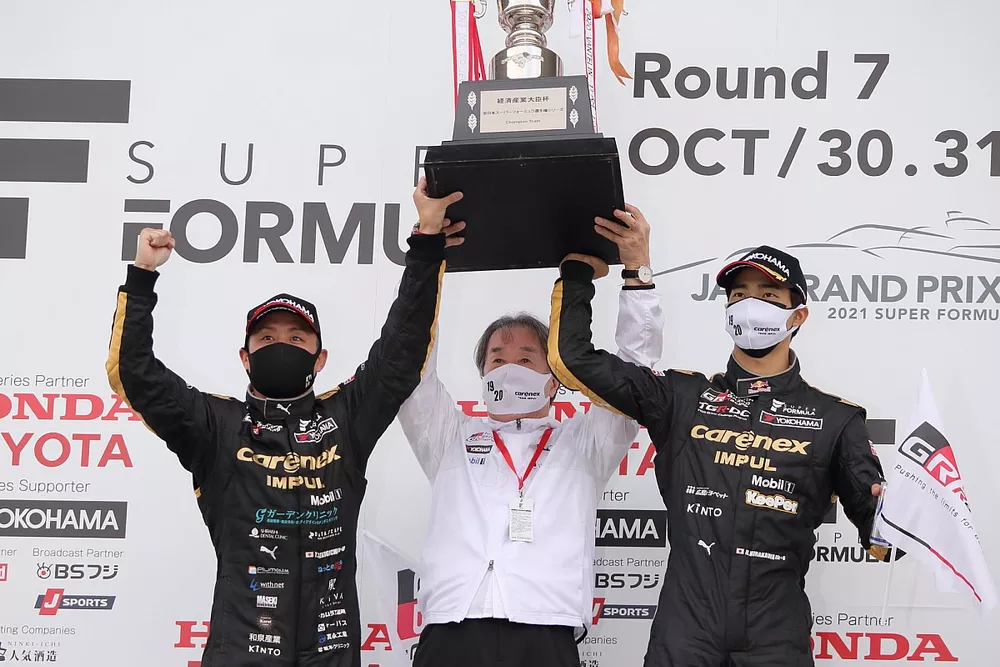 Yuhi Sekiguchi, Ryo Hirakawa, Kazuyoshi Hoshino, carenex TEAM IMPUL