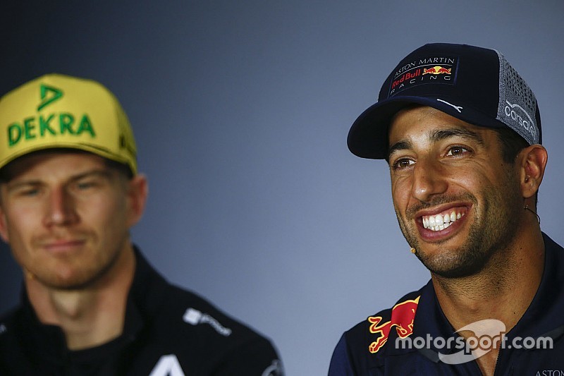 Ricciardo cree que Hulkenberg es mucho mejor de lo que muestran sus números