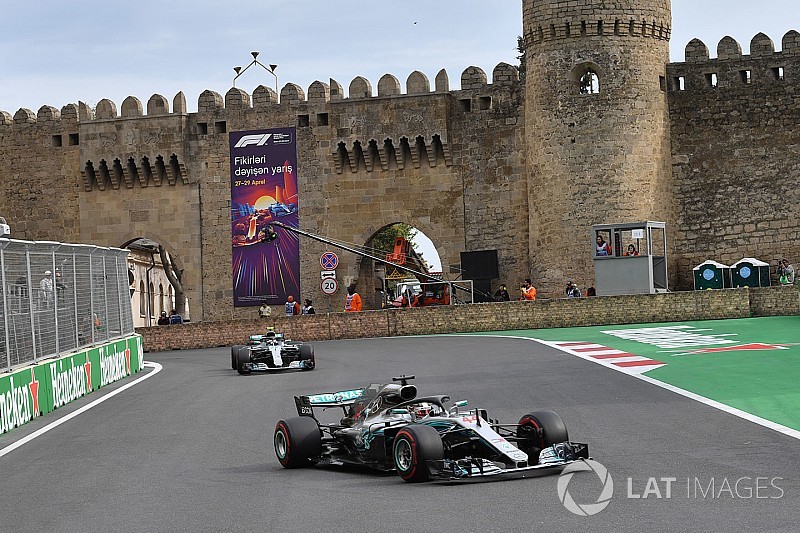 Fotogallery: Hamilton riporta alla vittoria la Mercedes a Baku