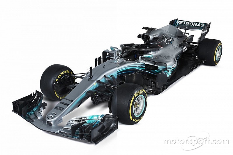 Komparasi mobil F1: Mercedes W08 vs Mercedes W09