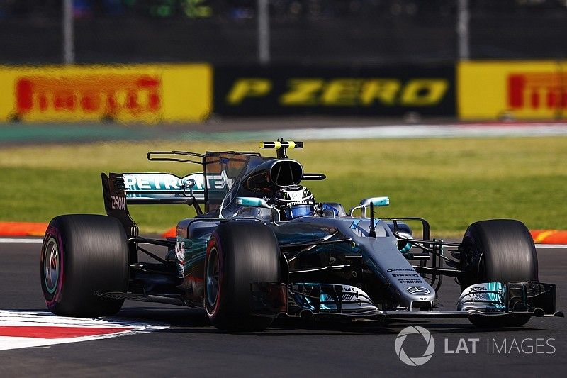 Bottas lideró el 1-2 de Mercedes en la primera práctica de México