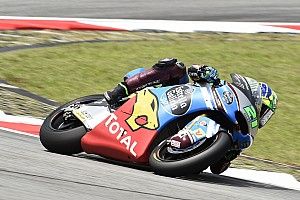 Morbidelli pakt de pole op Sepang, zware crash titelrivaal Luthi