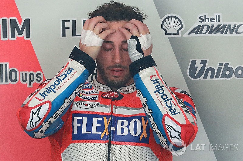Terjatuh, Dovizioso: Saya telah melampaui batas