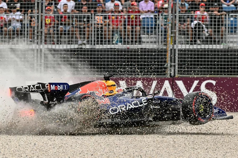 Max Verstappen, acidente da Red Bull Racing