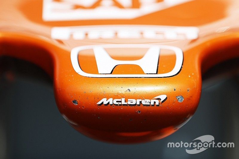 McLaren MCL32 nose detail