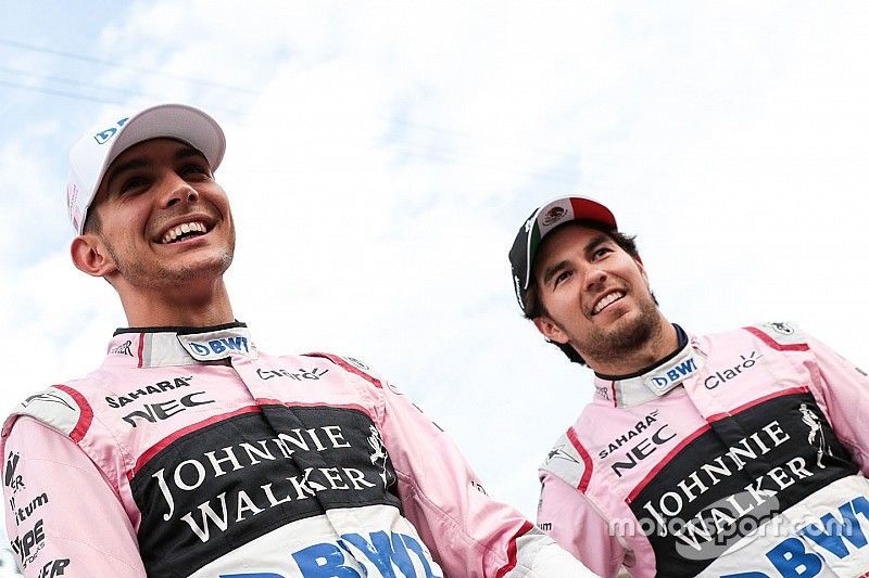 Force India-engineer: "Band tussen Perez en Ocon nu beter dan aan begin van seizoen"